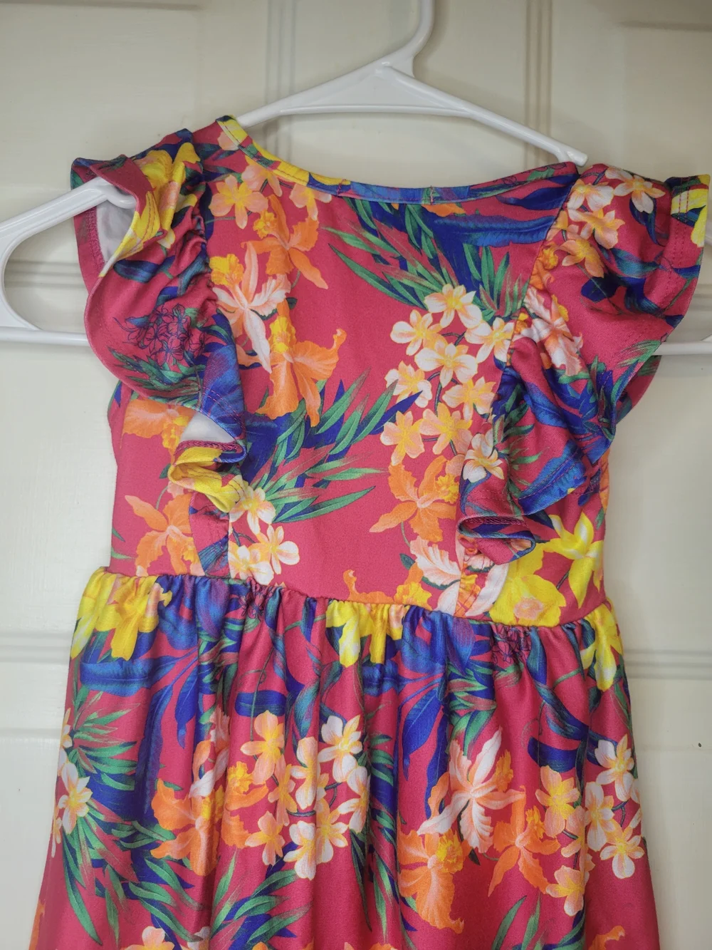 Tommy Bahamas Floral Ruffle Sundress - Pink Tropical Print